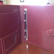 Porta Agenda interior con presilla e imán